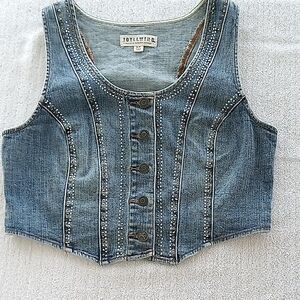 Idyllwind By Meranda Lambert Blue Denim Women's Top/Vest
